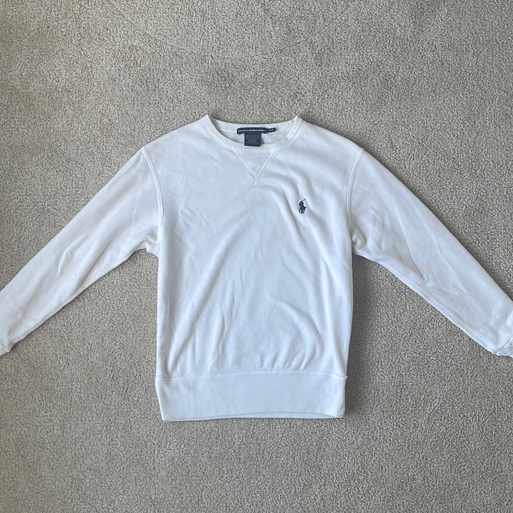Ralph Lauren Sport White Pullover